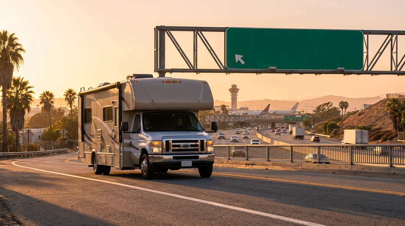 Driving an RV From Los Angeles Airport - Routes 2026